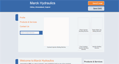 Desktop Screenshot of marckhydraulics.com