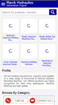 Mobile Screenshot of marckhydraulics.com